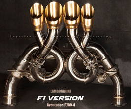 Fi Exhaust Valvetronic Exhaust System - F1 High Pitch Version (Stainless) for Lamborghini Aventador LP700 / LP720 / SV LP750