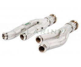 Larini GTC Race Exhaust Cat Bypass Pipes (Stainless with Inconel) for Lamborghini Aventador