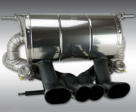 Novitec Power Optimized Exhaust System with Valve Flaps (Stainless) for Lamborghini Aventador