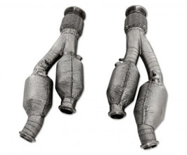Novitec Sport Metal Catalyst Pipes - 100 Cell (Stainless) for Lamborghini Aventador SVJ LP770 / Ultimae LP780
