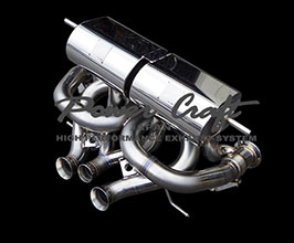 Power Craft Hybrid Exhaust Muffler System with Valves (Stainless) for Lamborghini Aventador S LP740