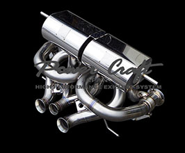 Power Craft Hybrid Exhaust Muffler System with Valves (Stainless) for Lamborghini Aventador