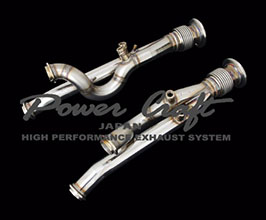 Power Craft Racing Straight Cat Pipes Set - Equal Length (Stainless) for Lamborghini Aventador