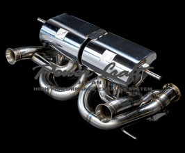 Power Craft Hybrid Exhaust Muffler System with Valves (Stainless) for Lamborghini Aventador