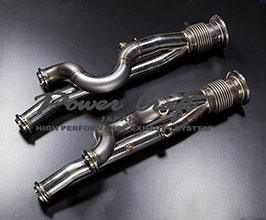Power Craft Racing Straight Cat Pipes Set - Equal Length (Stainless) for Lamborghini Aventador