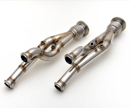 ROWEN PREMIUM01S Straight Catalyzer (Stainless) for Lamborghini Aventador