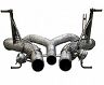 Tubi Style Straight Pipes Exhaust System with Valves (Stainless)