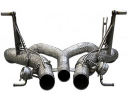 Tubi Style Straight Pipes Exhaust System with Valves (Stainless) for Lamborghini Aventador