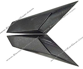 Exotic Car Gear Large Engine Air Intake Cover Panels (Dry Carbon Fiber) for Lamborghini Aventador