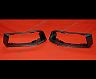 Exotic Car Gear Rear Bumper Surrounds (Dry Carbon Fiber)