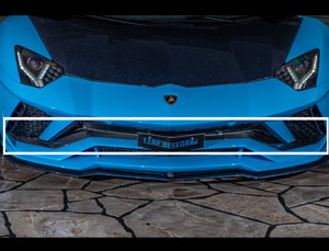 Leap Design Front Bumper Wing (Carbon Fiber) for Lamborghini Aventador