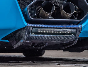 Leap Design Rear Lower Diffuser with LED (Carbon Fiber) for Lamborghini Aventador S LP740-4