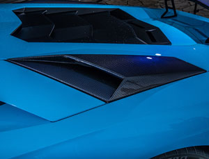 Leap Design Rear Upper Side Ducts (Carbon Fiber) for Lamborghini Aventador