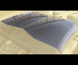 MANSORY Two-Piece Roof Cover (Dry Carbon Fiber) for Lamborghini Aventador