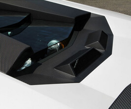 Novitec Rear Engine Bonnet Air Ventilation (Carbon Fiber) for Lamborghini Aventador