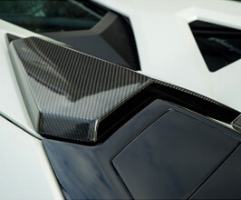 Novitec Rear Hatch Roof Air Guides (Carbon Fiber) for Lamborghini Aventador Roadster LP700 / S LP740 / SV LP750 / SVJ LP770 / Ultimae LP780