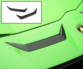 Novitec Front Bumper Upper Vent Flaps (Carbon Fiber) for Lamborghini Aventador