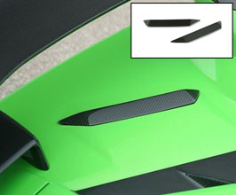 Novitec Rear Bumper Upper Vent Flaps (Carbon Fiber) for Lamborghini Aventador