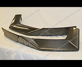 Exotic Car Gear Front Side Spoilers (Dry Carbon Fiber) for Lamborghini Aventador