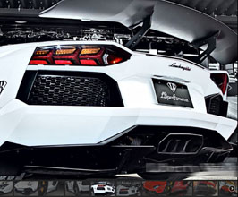 Liberty Walk LB Rear Diffuser - Version 1 for Lamborghini Aventador