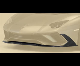 MANSORY Aero Front Lip Spoiler with High Flaps (Dry Carbon Fiber) for Lamborghini Aventador
