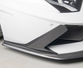 Novitec Aero Front Bumper Side Spoilers (Carbon Fiber) for Lamborghini Aventador