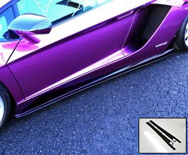 Pro Composite Side Skirt Plates (Carbon Fiber) for Lamborghini Aventador