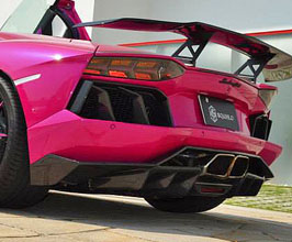 VITT Squalo Aero Rear Diffuser with LED for Lamborghini Aventador