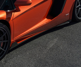 Vorsteiner Zaragoza Edizione Aero Side Blade Spoilers (Dry Carbon Fiber) for Lamborghini Aventador