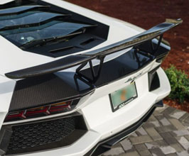 1016 Industries Rear Wing with Stands and Base (Carbon Fiber) for Lamborghini Aventador
