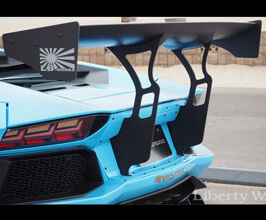 Liberty Walk LB Works Rear Wing Version 1 (FRP) | Spoilers for 