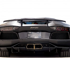 Pro Composite Rear Vented Spoiler with Wing - Type 2 High for Lamborghini Aventador LP740 / LP720 / LP700