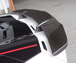 Pro Composite Rear Vented Spoiler with Wing - Type 2 Low for Lamborghini Aventador