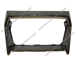 Exotic Car Gear Center Console Navigation Screen Outer Panel (Dry Carbon Fiber) for Lamborghini Aventador