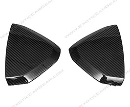 Exotic Car Gear Dash End Caps (Dry Carbon Fiber) for Lamborghini Aventador LP700