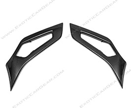 Exotic Car Gear Inner Door Handle Pull Trim Set (Dry Carbon Fiber) for Lamborghini Aventador