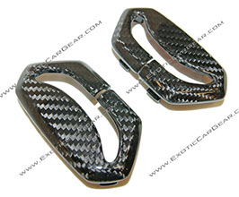 Exotic Car Gear Seatbelt Trim Cover (Dry Carbon Fiber) for Lamborghini Aventador LP700
