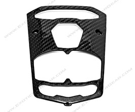 Exotic Car Gear Center Console Start Plate Center Trim (Dry Carbon Fiber) for Lamborghini Aventador LP700 / LP720