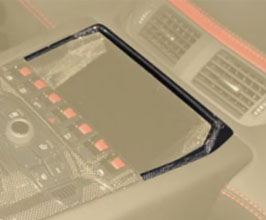 MANSORY Center Console Display Surround (Dry Carbon Fiber) for Lamborghini Aventador