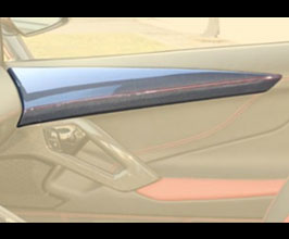 MANSORY Interior Door Panel Covers (Dry Carbon Fiber) for Lamborghini Aventador