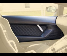 MANSORY Interior Door Panels with Leather - LHD (Dry Carbon Fiber) for Lamborghini Aventador