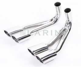 Larini Quad Oval Tail Pipes (Stainless) for Lamborghini Diablo