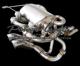 Power Craft Hybrid Exhaust System with Valves - Bumperless (Stainless) for Lamborghini Diablo