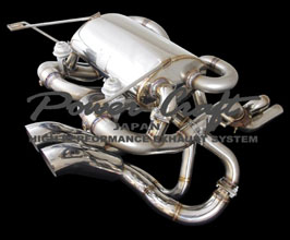 Power Craft Hybrid Exhaust System with Valves - Bumperless (Stainless) for Lamborghini Diablo SV / VT