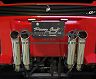 Power Craft Hybrid Exhaust System with Valves and Quad Tips - Bumperless (Stainless)