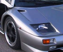 POP Design Genuine Shape Fixed Light Front Fenders (FRP) for Lamborghini Diablo