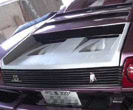 POP Design Rear Trunk Lid with NASA Ducts (FRP) for Lamborghini Diablo