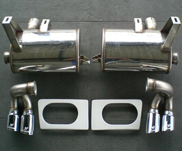 HAMANN Sport Rear Muffler Exhaust System with Quad Tips (Stainless) for Lamborghini Gallardo