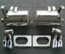 HAMANN Sport Rear Muffler Exhaust System with Quad Tips (Stainless)