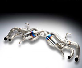 ROWEN PREMIUM01TR Heat Blue Titan Exhaust System with Variable Valve (Titanium) for Lamborghini Gallardo